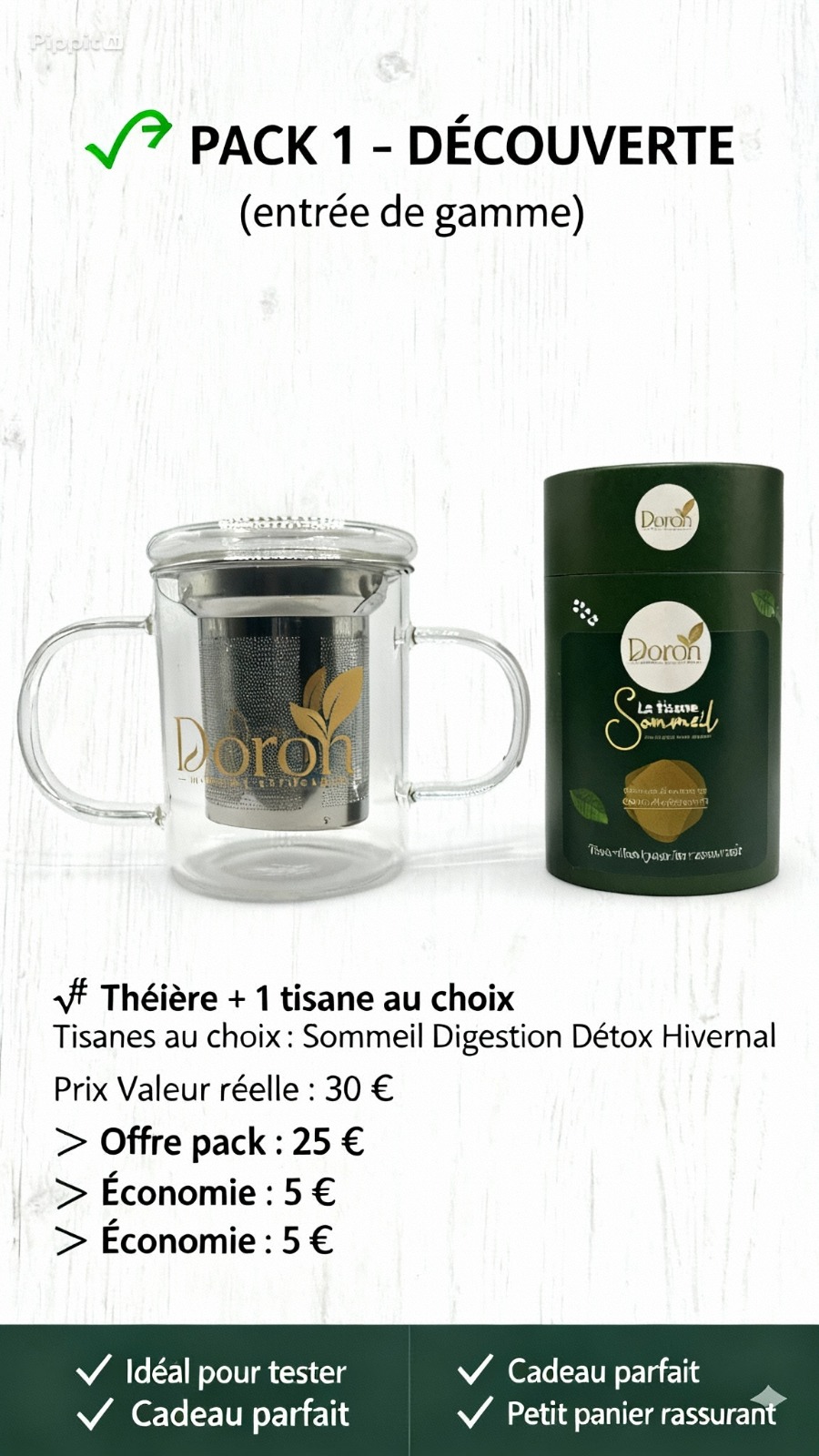 Page d'accueil 7 Théière Bien-Être + 1 Tisane au Choix