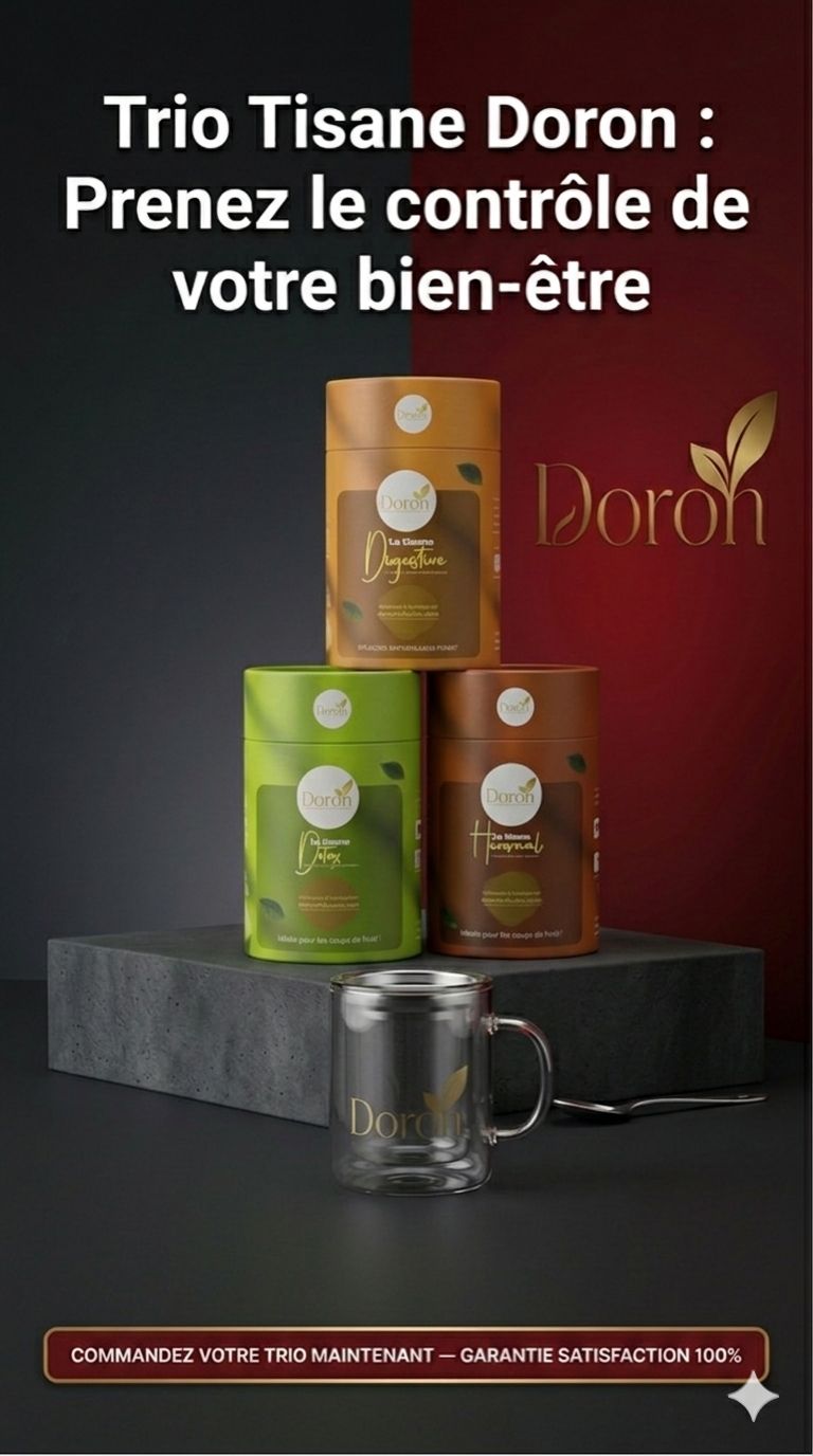 Théière Bien-Être + 3 Tisanes au Choix